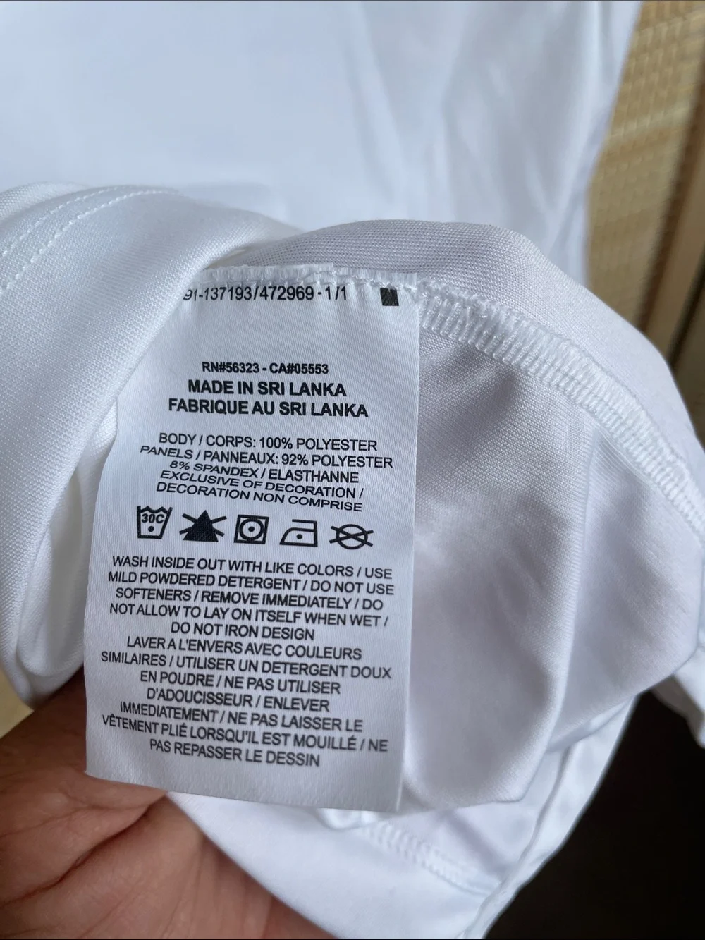 Nike White Short Sleeve Dri-FIT Running Tee